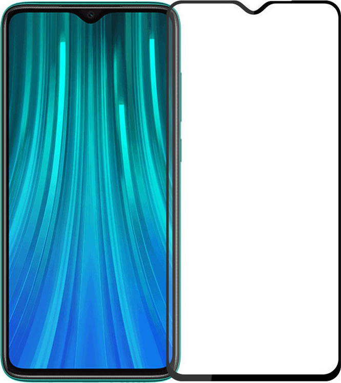Tempered Glass 5D Full Glue  (Redmi Note 8 Pro)