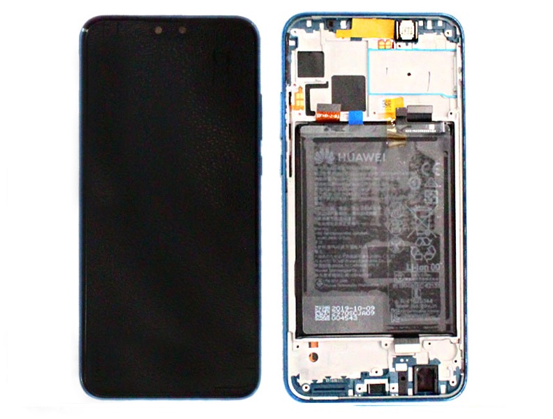 LCD Display Touch Huawei Y9 (2019) Sapphire Blue 02352EQD Service Pack