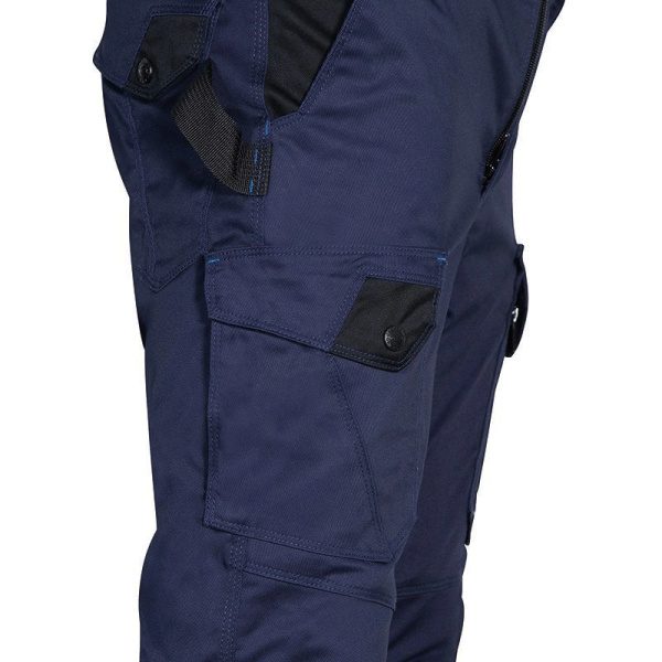 Παντελόνι Εργασίας Super Stretch με επένδυση Cofra Nayba navy/black - Image 2