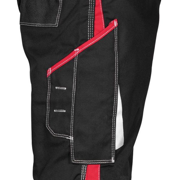 Παντελόνι Εργασίας Cofra Montijo black/red - Image 3