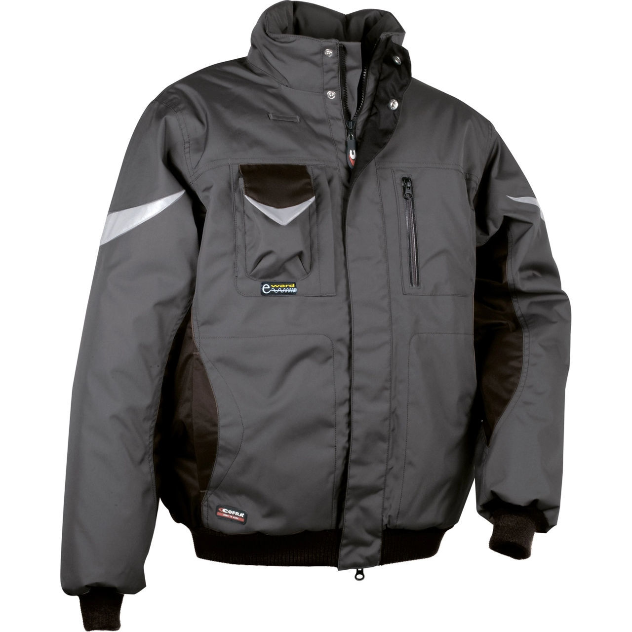 Μπουφάν Εργασίας Cofra Iceberg anthracite/black