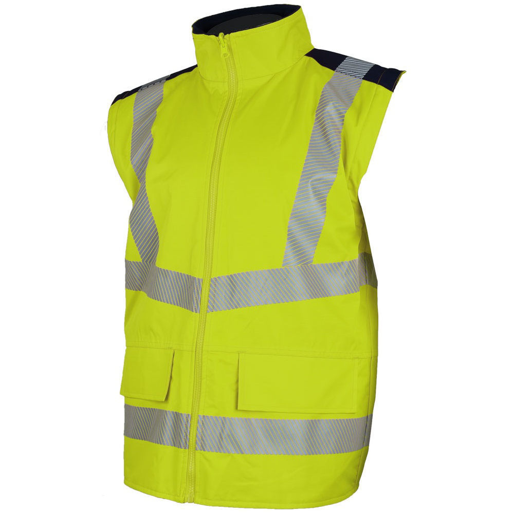 Αδιάβροχο Ανακλαστικό Παρκά 4 σε 1 Lacuna Taurus yellow/navy - Image 2