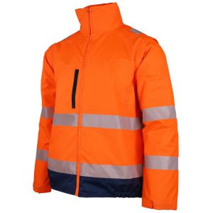 Αδιάβροχο Ανακλαστικό Μπουφάν 2 σε 1 Lacuna Cetus orange/navy