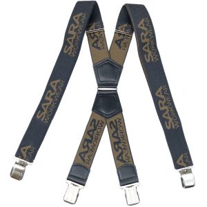 Ελαστικές Τιράντες Εργασίας Sara Workwear brown/charcoal