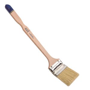 Πινέλα ιταλίας στραβά S830 επαγγελματικά λευκή τρίχα Νο60 - 2,5