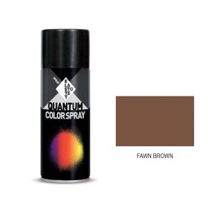 Σπρέι καφέ σκούρο γυαλιστερό fawn brown Quantum RAL 8007 - 400ml