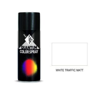 Σπρέι άσπρο ματ white traffic matt Quantum RAL 9016 - 400ml