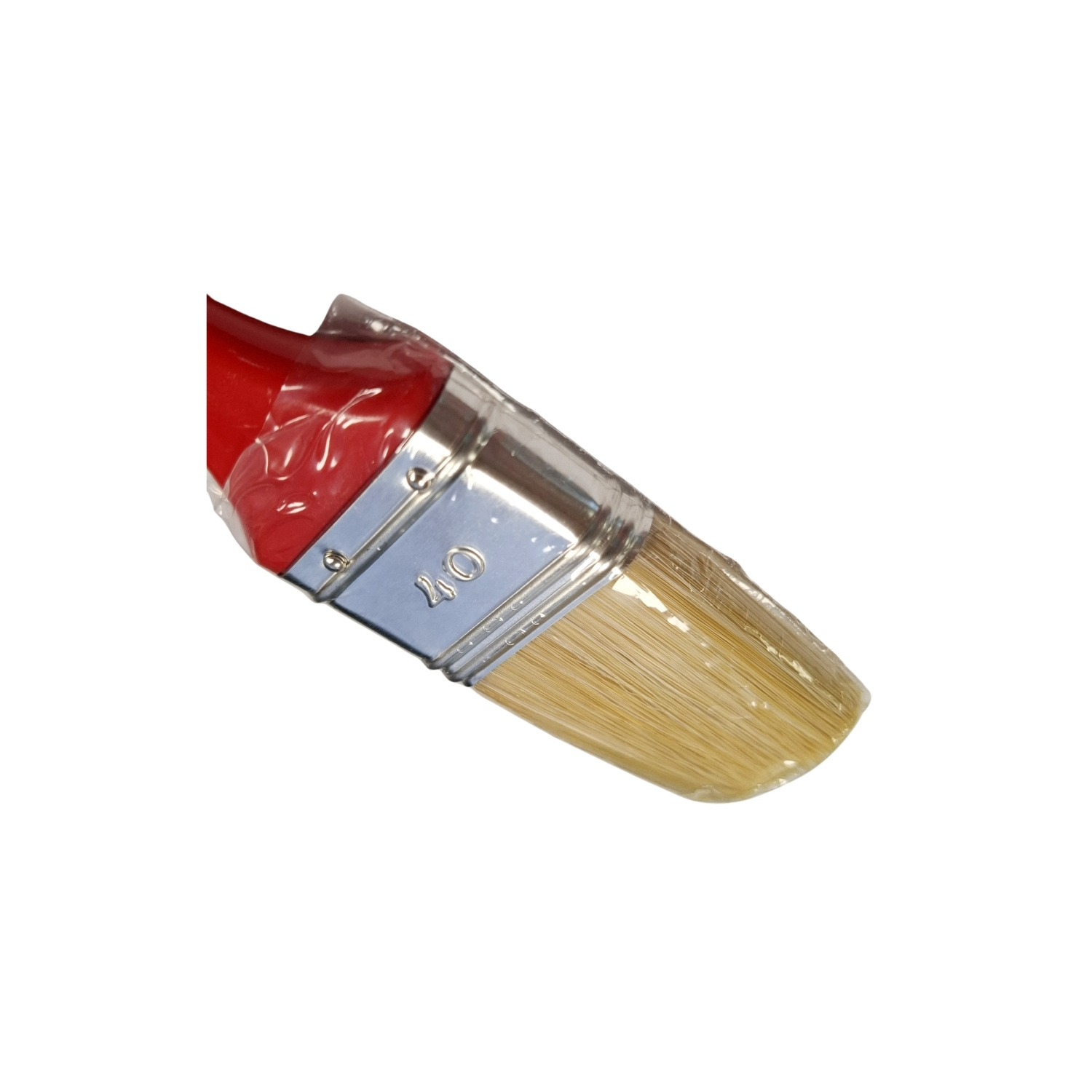 Πινέλα ιταλίας S2000 μονά επαγγελματικά λευκή τρίχα Νο40 – 1,5″ - Image 2