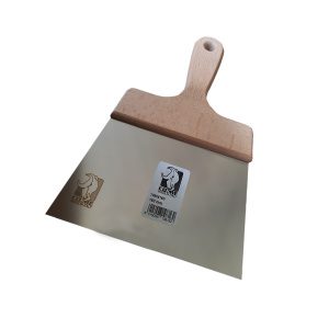 COME Σπατουλάδορος inox ξύλινη λαβή 160mm 108IN160