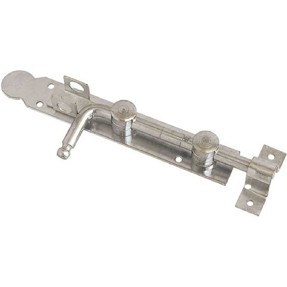 Σύρτες λουκέτου Β.Τ 250 για τοποθέτηση σε πόρτα 250mm σε ασημί χρώμα