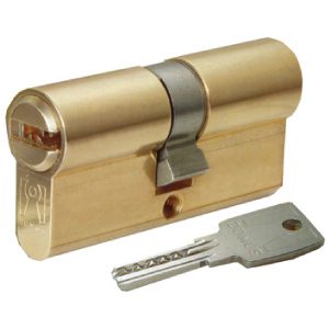 DOMUS 21090K Κύλινδροι ασφαλείας νίκελ 90mm(30-60mm)