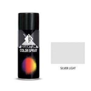 Σπρέι ασημί μεταλλικό silver light Quantum 400ml