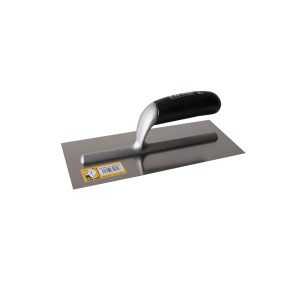 COME Σπάτουλα κόλλας χωρίς δόντι inox πλαστική λαβή 400x120x0,6mm 399IN400