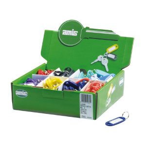 AMIG Καρτελοθήκες κλειδιών πολύχρωμες συσκευασία: 200 τεμ. 14960