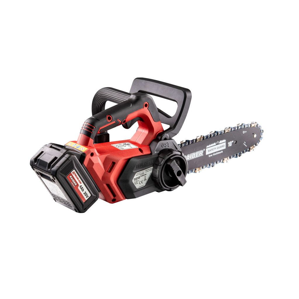 RAIDER Αλυσοπρίονο κλαδευτικό μπαταρίας 1x4Ah 20V 2,95kg με λάμα 25,5cm RDI-BCCS32 077001 - Image 4