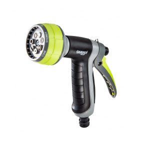 GARDEX Πιστόλι νερού πολλαπλών επιλογών - 7 επιλογές - μεταλλοπλαστικό 405100