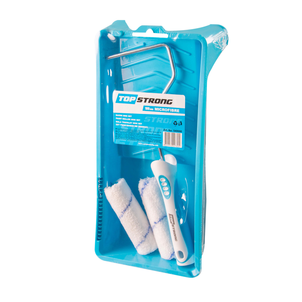 TOP STRONG Σετ βαφής ρολό 10cm με σκαφάκι 540666 - Image 2