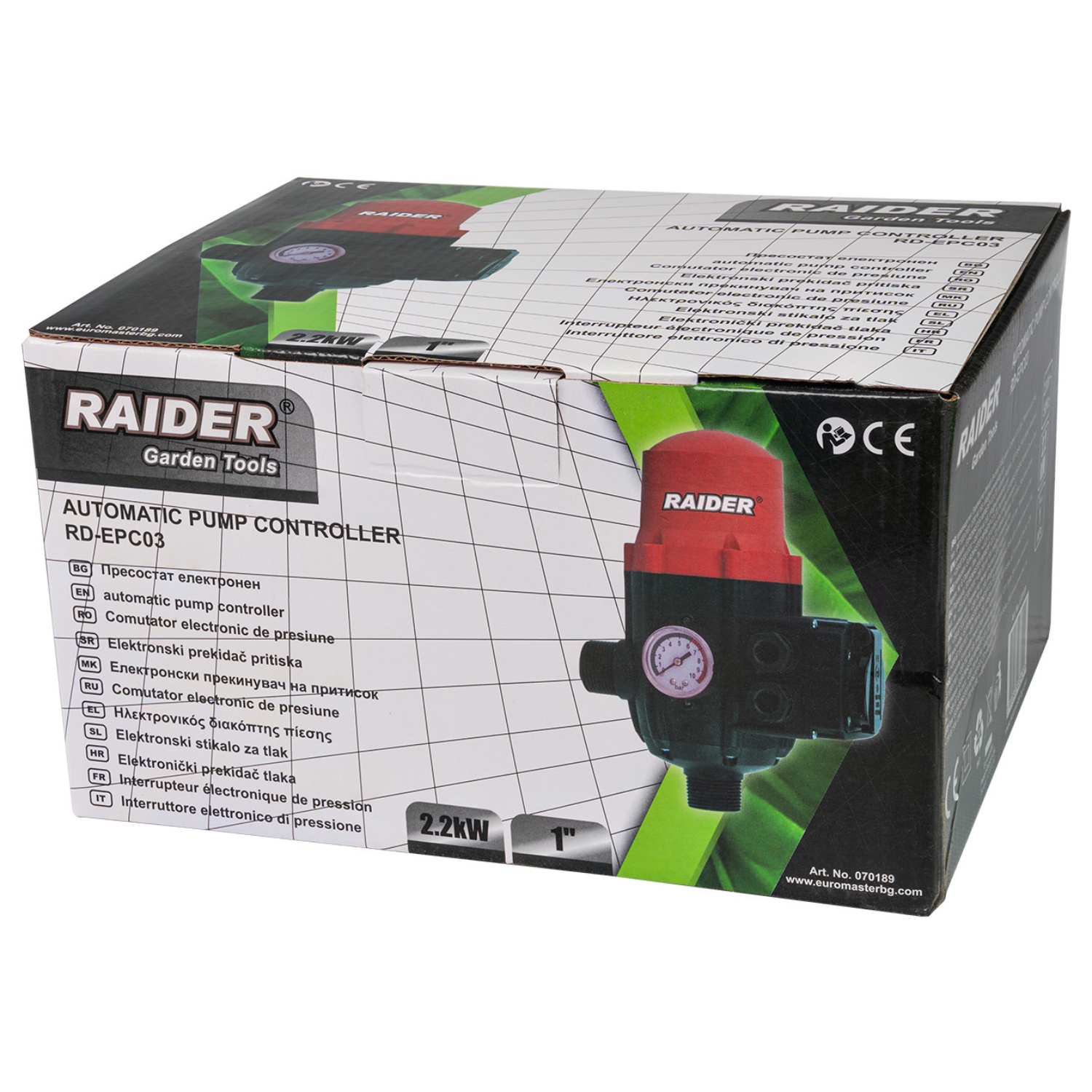RAIDER Ηλεκτρονικός Ελεγκτής Πίεσης Αντλιών 2.2kW 1 RD-EPC03 070189 - Image 4