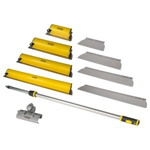 TOP MASTER Σπάτουλα γυψοσανίδας + λαβή Σετ 10τεμ. 320151