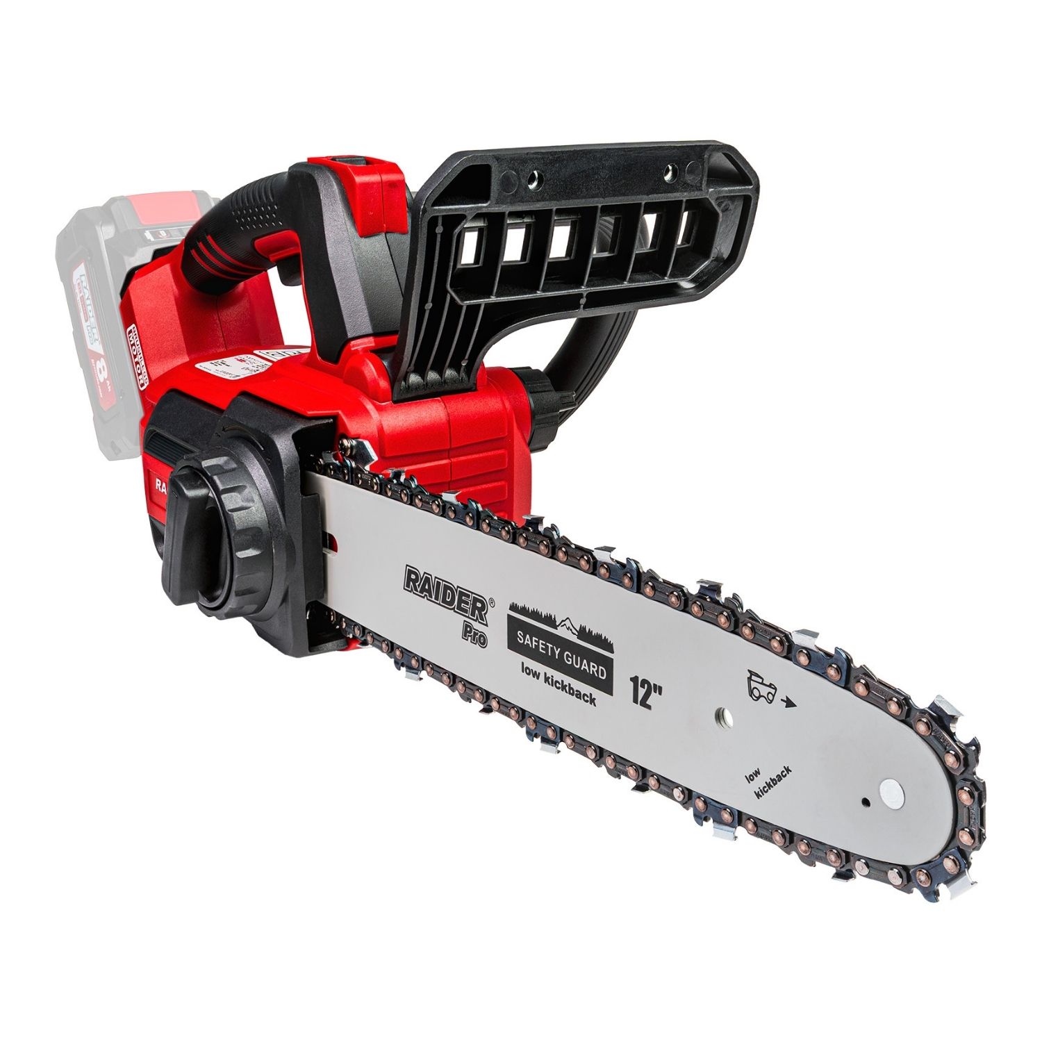 RAIDER R20 Solo Αλυσοπρίονο μπαταρίας 20V 2,90kg με λάμα 30,5cm RDP-DBCS20 075775 - Image 3