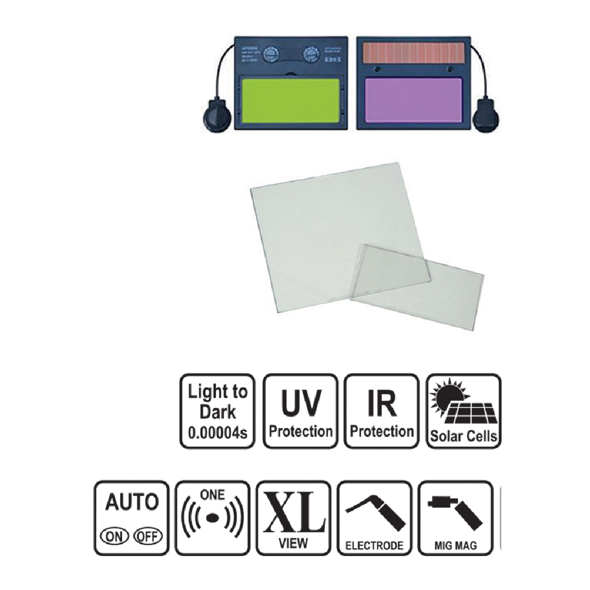 RAIDER ΜΑΣΚΑΣ ΗΛΕΚΤΡ/ΣΗΣ ΤΖΑΜΙ ΕΣΩΤΕΡΙΚΟ 100.4x46.4mm 138304 - Image 2