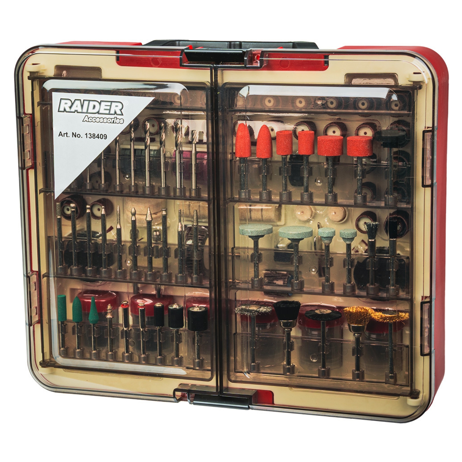 RAIDER Πολυεργαλείου εξαρτήματα σετ 416τεμ. σε κασετίνα 138409 - Image 2