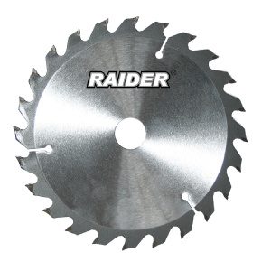RAIDER Δίσκος κοπής ξύλου Φ20/Φ185/24Δόντια 163128