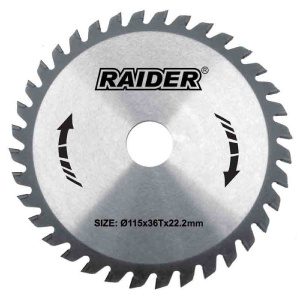 RAIDER Δίσκος κοπής ξύλου Φ25,4/Φ190/40Δόντια 163129
