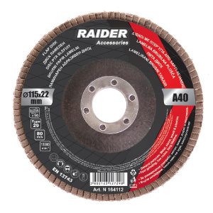 RAIDER Δίσκος φυλλαράκι Φ115 Α080 164103