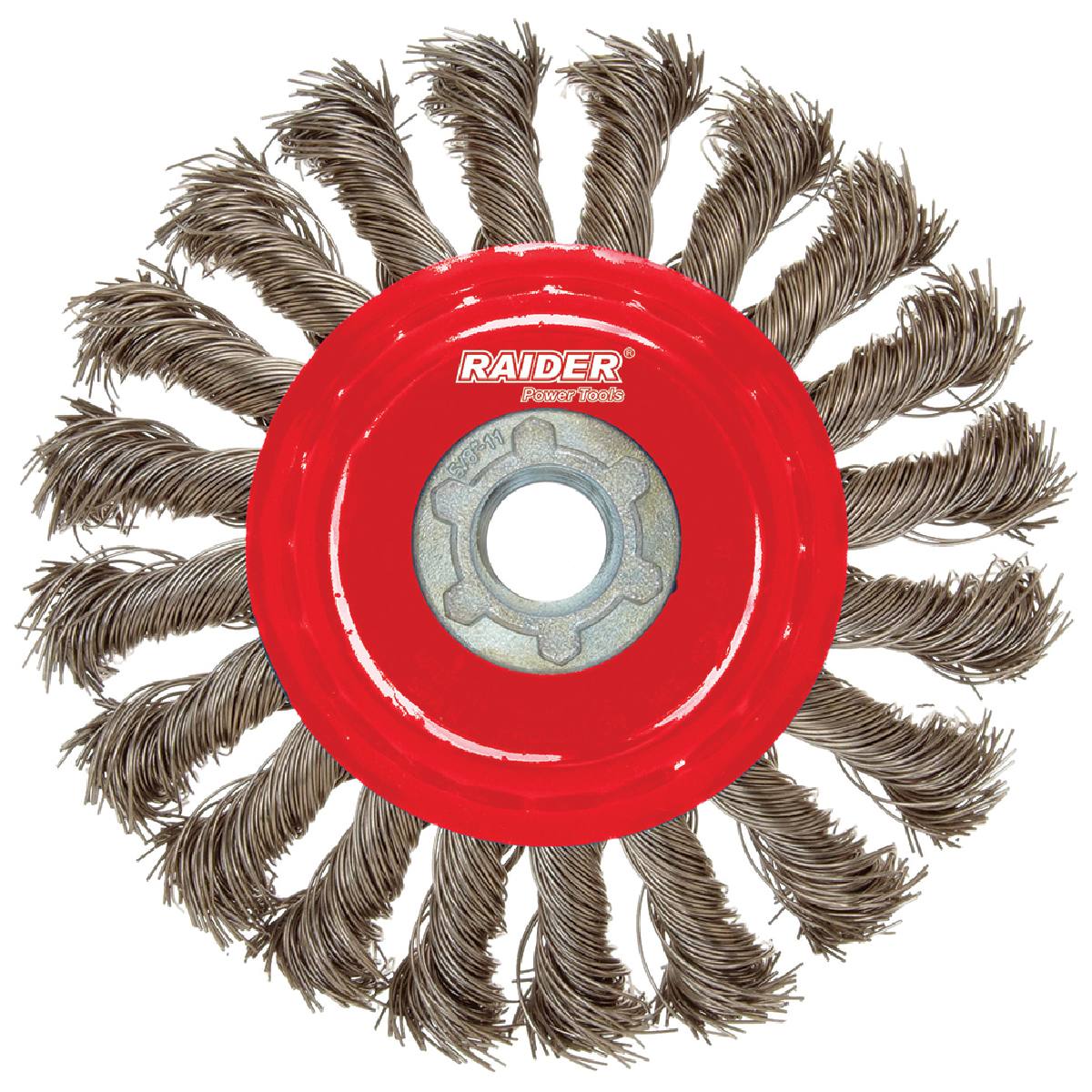 RAIDER Συρματόβουρτσα γωνιακού κοτσίδα ίσια 100ΜΜ 171122
