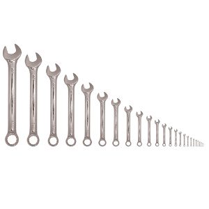 TOP MASTER Γερμανοπολύγωνα σετ 25τεμ Cr-V νίκελ  6-32ΜΜ 235114