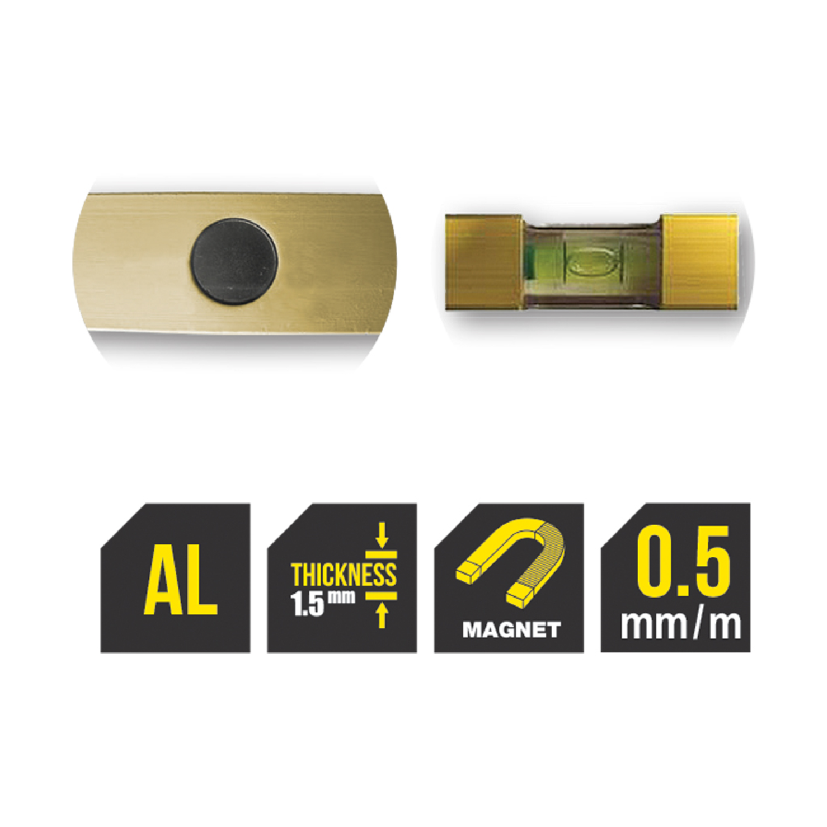 TOP MASTER Αλφάδι μαγνητικό 1800mm 270313 - Image 2