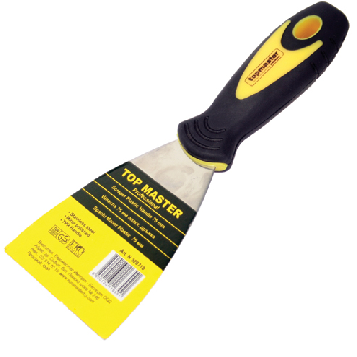 TOP MASTER Στοκαδόρος πλαστική λαβή 25ΜΜ 320713