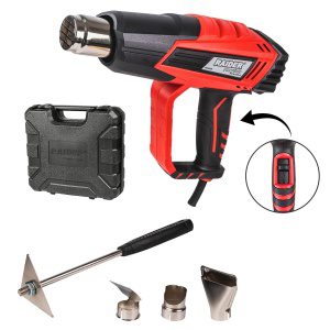 RAIDER Πιστόλι θερμού αέρα 2000W και αξεσουάρ σε βαλίτσα RD-HG26 074314