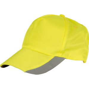 Καπέλο Τζόκευ με ανακλαστικά ένθετα Cofra Lit yellow