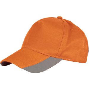Καπέλο Τζόκευ με ανακλαστικά ένθετα Cofra Lit orange