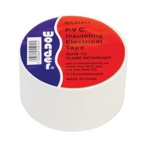 Ταινία μονωτική Wonder φαρδιά λευκή 38mm*20y
