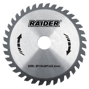 RAIDER Δίσκος κοπής ξύλου Φ20/ Φ180/24Δόντια 163102