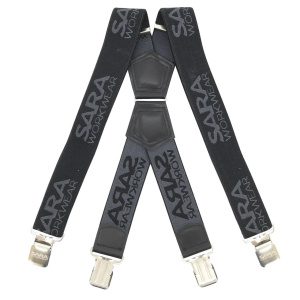 Ελαστικές Τιράντες Εργασίας Sara Workwear black/dark grey