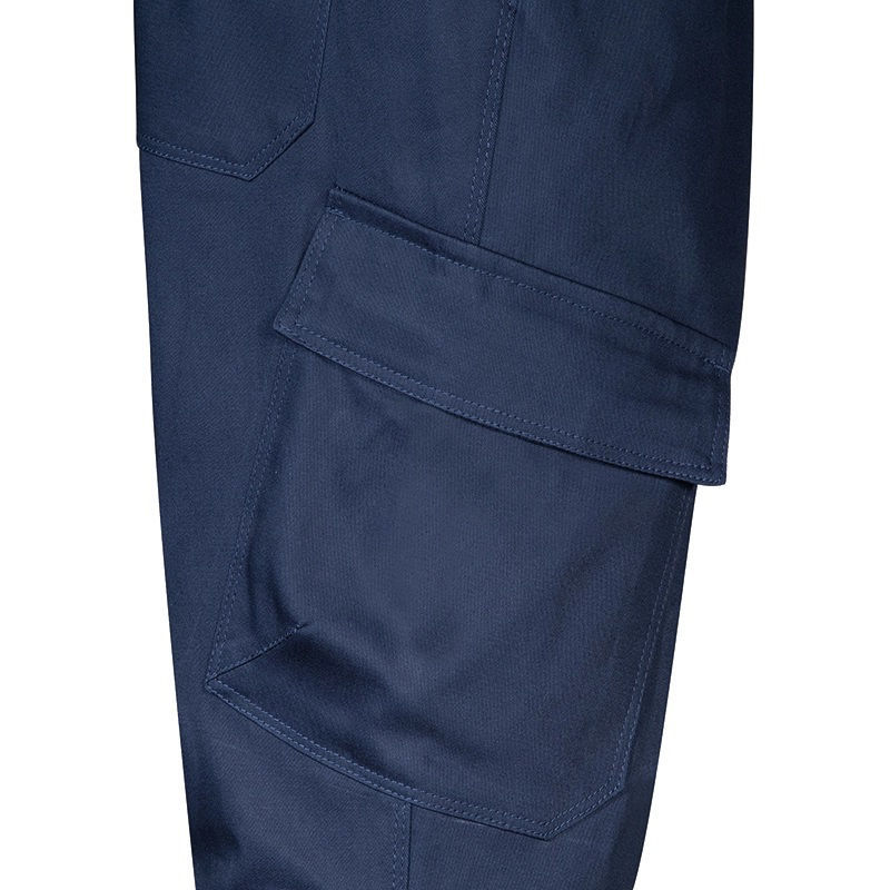 Παντελόνι Εργασίας Βαμβακερό Ελαστικό Cofra Vidago navy/black - Image 3
