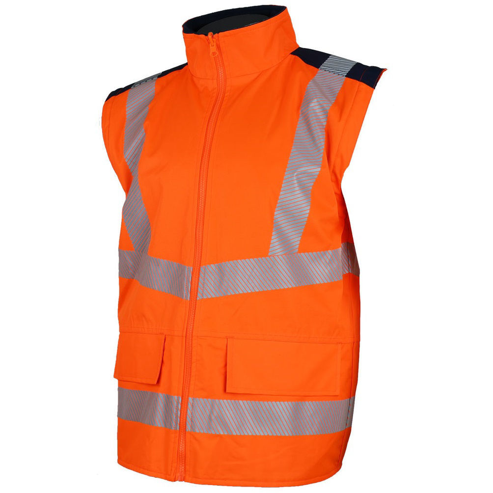 Αδιάβροχο Ανακλαστικό Παρκά 4 σε 1 Lacuna Taurus orange/navy - Image 2